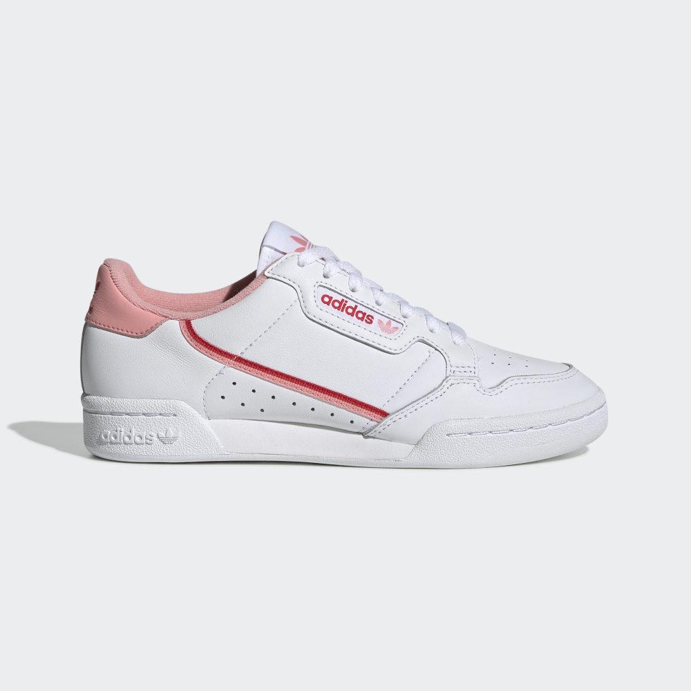 Originals Adidas Continental 80 Dama Romania - Albi/Roz/Rosii EF6012